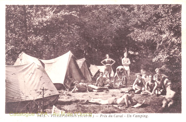 7475, - VILLEPARISIS (S.-et-M.) — Près du Canal - Un Camping.